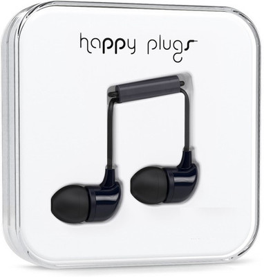 

Happy Plugs 7719 Wired Headset with Mic(Black, In the Ear)