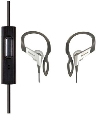 Panasonic RP-TCM16E-S Headset with Mic(Black, In the Ear)
