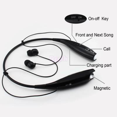 Quit-X ® Headband Music Phone call Sports Gym™ Headphone Wireless...