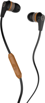 Skullcandy S2IKJY-373 Wired Headset with Mic(Ten Black, In the Ear)