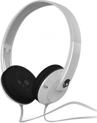 

Skullcandy S5URDZ-074 Wired Headset with Mic(White Black, On the Ear)