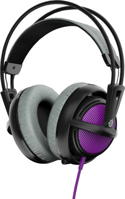 

SteelSeries Siberia 200 Wired Headset with Mic(Sakura Purple, Over the Ear)