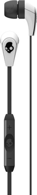 Skullcandy S2FFFM-074 Wired Headset with Mic(White & Black, In the Ear)