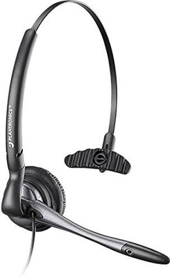 Plantronics M175C Wired Headset with Mic(Black, Over the Ear)