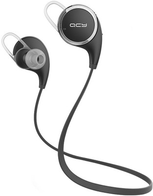 

QCY QY8 Bluetooth 4.1 with Microphone Wired, Bluetooth Headset with Mic(Black, In the Ear)