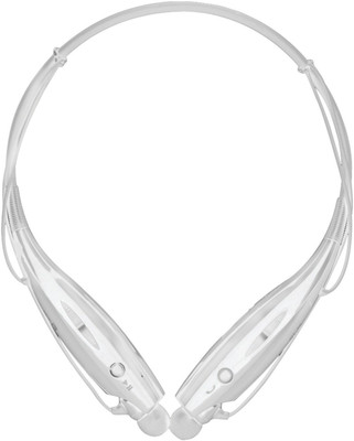 A Connect Z SHB730-Stylish Good Quality sound AR Headst- 707 Bluetooth Headset with Mic(White, In the Ear)