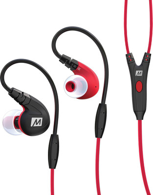 

MEE Audio M7P-RD Wired Headset with Mic(Red, In the Ear)