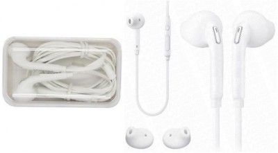 A CONNECT Z Samsg S7 Good sound Base Ear Headst-240 Wired Headset(White, In the Ear)