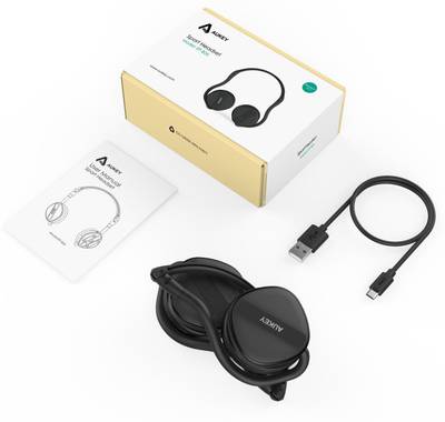 Aukey 4.1 Foldable On-Ear Wireless Bluetooth Headset With Mic