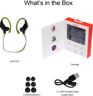 JOOMBOX Grooves Wireless Bluetooth Headset With Mic