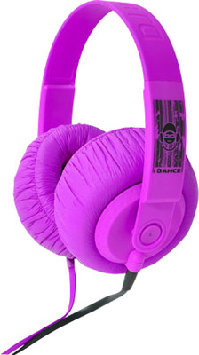 

iDance SDj 550 Wired Headset with Mic(Purple, On the Ear)