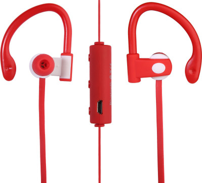 

Anti Tank bt7 Bluetooth Headset with Mic(Red, In the Ear)