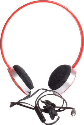 

Atitude C166AS0601 Wired Headset with Mic(Red, On the Ear)