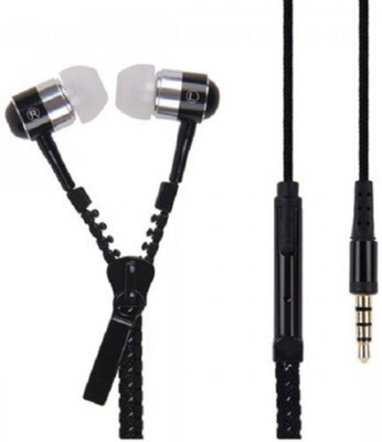 

STK ZIPEARBLK ZIP EARPHONE BLACK Wired Headset with Mic(Black, In the Ear)
