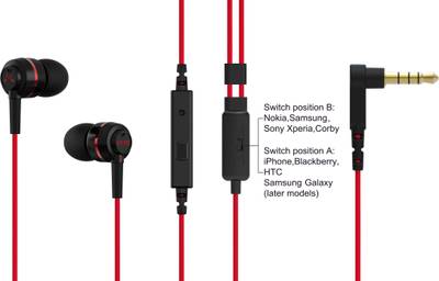 SoundMagic ES18S RB Wired Headset With Mic