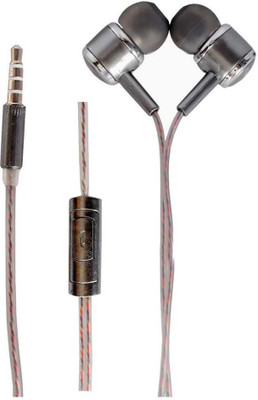 

A Connect Z UBST H9 AcZ Great sound Base Stud ZR-152 Wired Headset with Mic(Black, In the Ear)