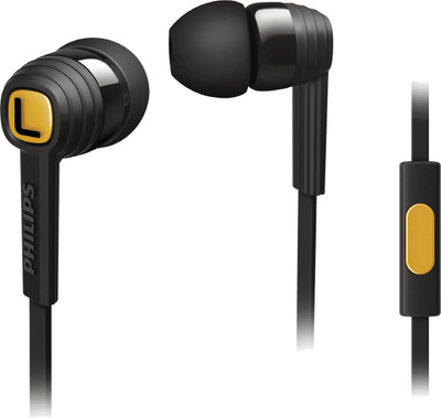 

Philips SHE7055BK/00 Wired Headset with Mic(Black, In the Ear)