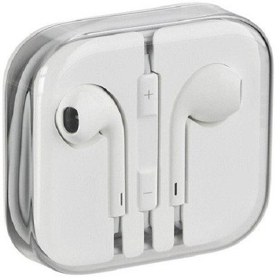 

Darshu Iphone4S/5S Wired Headset with Mic(White, In the Ear)