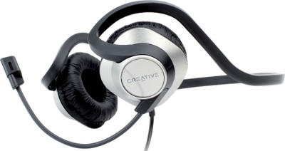 

Creative HS-420 Wired Headset with Mic(Black, On the Ear)