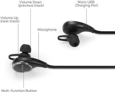 TAGG TAGG T-08-B Wireless Bluetooth Headset With Mic