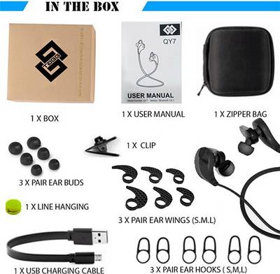 TAGG Jogger-Black Wireless Bluetooth Headset (Black) 