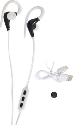JOOMBOX SPORTZ-WHITE Wireless Bluetooth Headset With Mic
