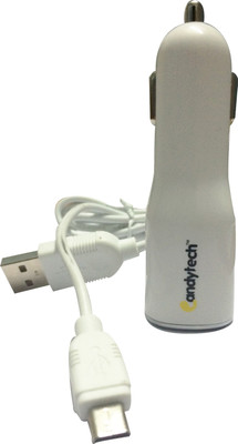 

Candytech 2.1 amp Turbo Car Charger(White)