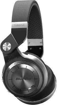 Bluedio T2 Plus Bluetooth Headphone - Black Wired & Wireless Bluetooth Headset (Black) 