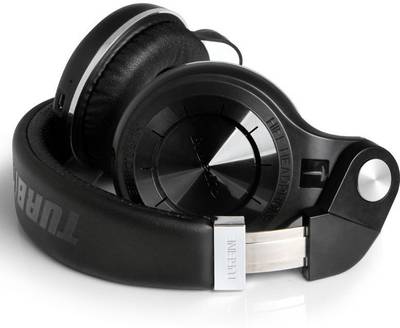 Bluedio T2 Plus Bluetooth Headphone - Black Wired & Wireless Bluetooth Headset (Black) 