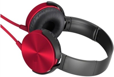 A Connect Z MDR-Magic-248 Headphone(Red, Over the Ear)