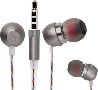 Barwa BWH11 (Grey) - 8906084840537 Wired Headset with Mic(Grey, In the Ear)