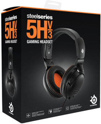 

SteelSeries 5H v3 Wired Headset with Mic(Black, Over the Ear)