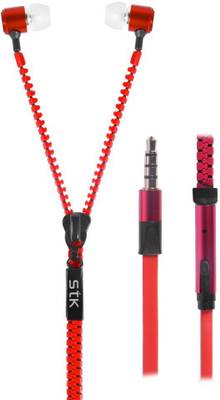 STK ZIP10 UNIEPZIP10RD/PP3 Wired Headset (Red) 
