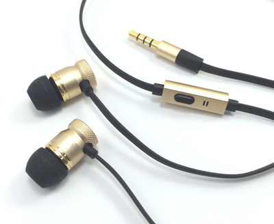

Zazz ZEP3025-HD Wired Headset with Mic(METALLIC GOLD, In the Ear)