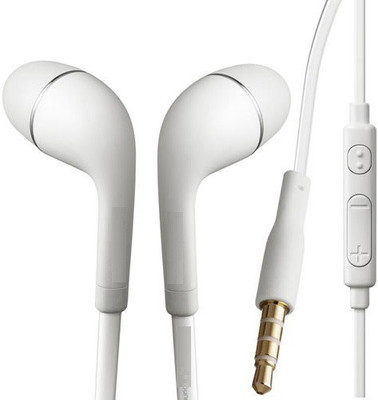 SWFG Ehs330 Wired Headset with Mic(White, In the Ear)