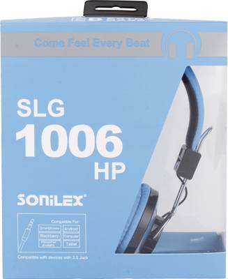 Sonilex SLG-1006HP Wired Headset (Royal Blue) 