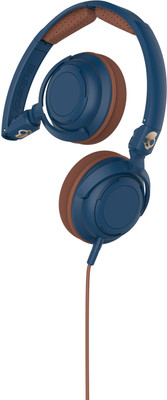 

Skullcandy S5LWGY-413 Wired Headset with Mic(Navy Blue & Copper, On the Ear)