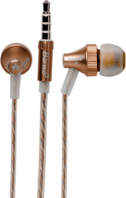 

Barwa BWH22 (Copper) - 8906084840568 Wired Headset with Mic(Copper, In the Ear)