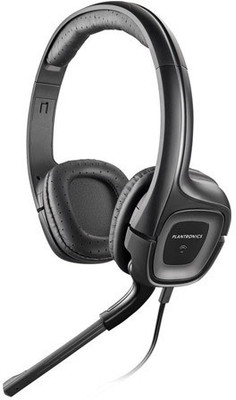 

Plantronics AUDIO 355 Wired Headset with Mic(Black, Over the Ear)