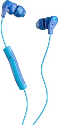 Skullcandy S2CDY-K608 Method Wired Headset with Mic(Royal Blue Swirl, In the Ear)