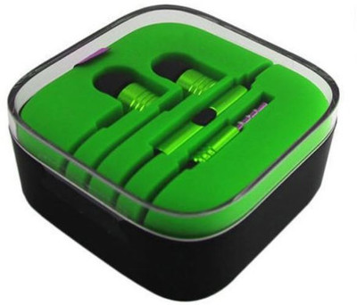 Ubon Big Daddy Bass IBerry Auxus Prime Hi Bass Stero Dynamic Wired Headset with Mic(Green, In the Ear) Flipkart