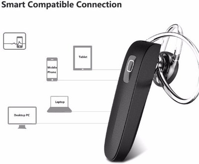 A CONNECT Z B1 Bluetooth Genai ZR-15 Bluetooth(Black, In the Ear)