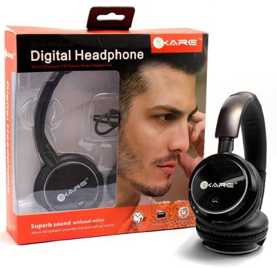 iKare B370 Micro SD player FM Stereo Radio Headphone Wireless blu...