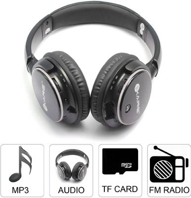 iKare B370 Micro SD player FM Stereo Radio Headphone Wireless blu...