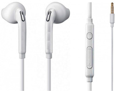 

A Connect Z Samsg S7 Great Sound Base -115 Wired Headset with Mic(White, In the Ear)