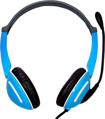 

Live Tech LT - 400 Wired Headset with Mic(Blue, Over the Ear)