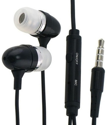 

Callmate SMTHQBK Wired Headset with Mic(Black, In the Ear)