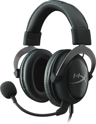 

HyperX Cloud II Gaming Headset for PC,Xbox One,PS4 - Gun Metal(Silver, Over the Ear)
