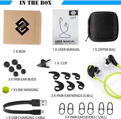 TAGG Jogger-Green Wireless Bluetooth Headset (Green) 
