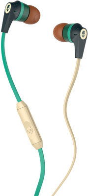 

Skullcandy S2IKHY-483 Wired Headset with Mic(Green, In the Ear)